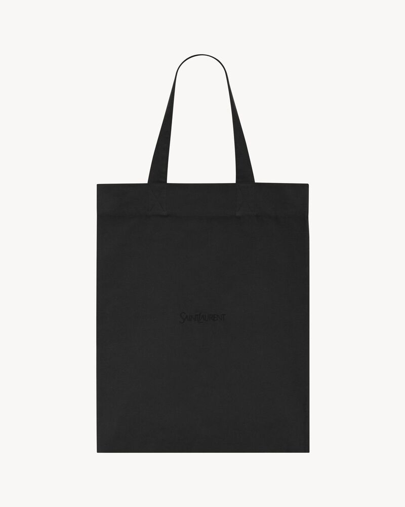 SAINT LAURENT TOTEBAG IN BRUSHED COTTON