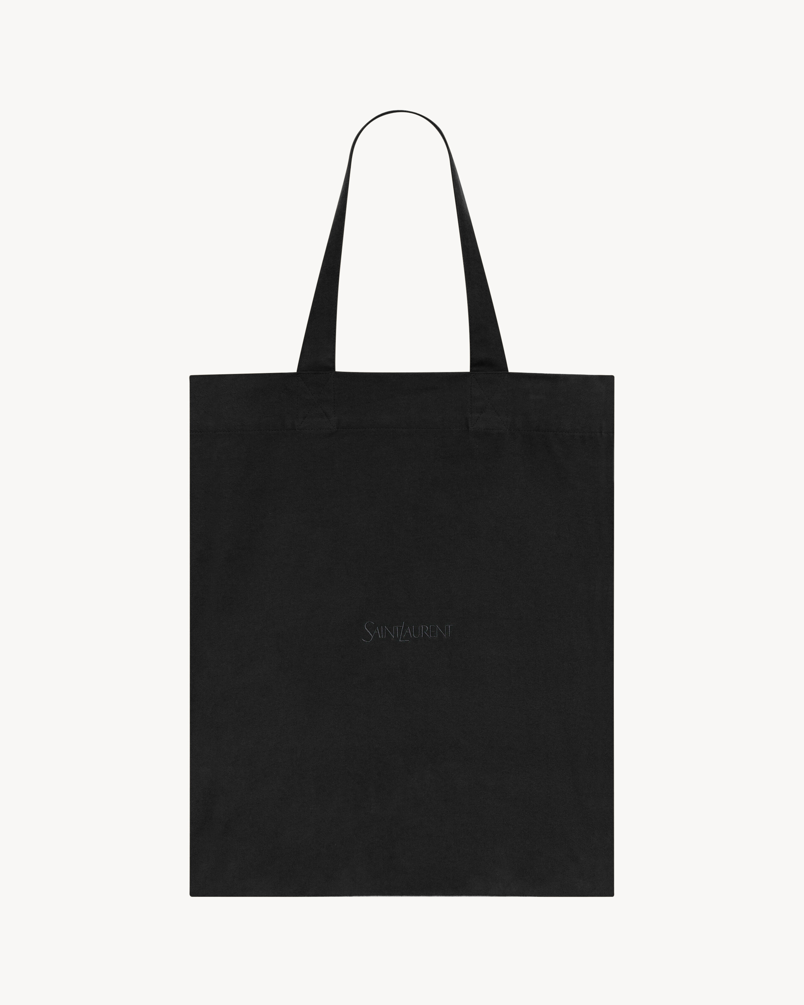SAINT LAURENT TOTEBAG IN BRUSHED COTTON