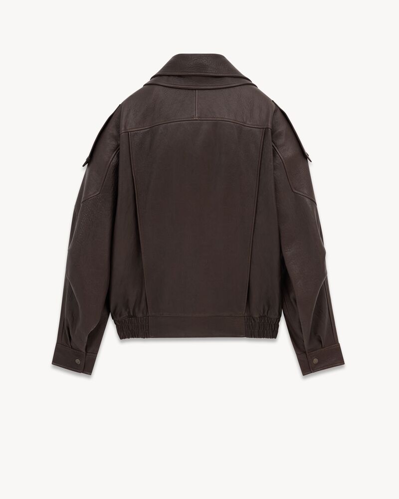 Bomber Jacket in Lambskin