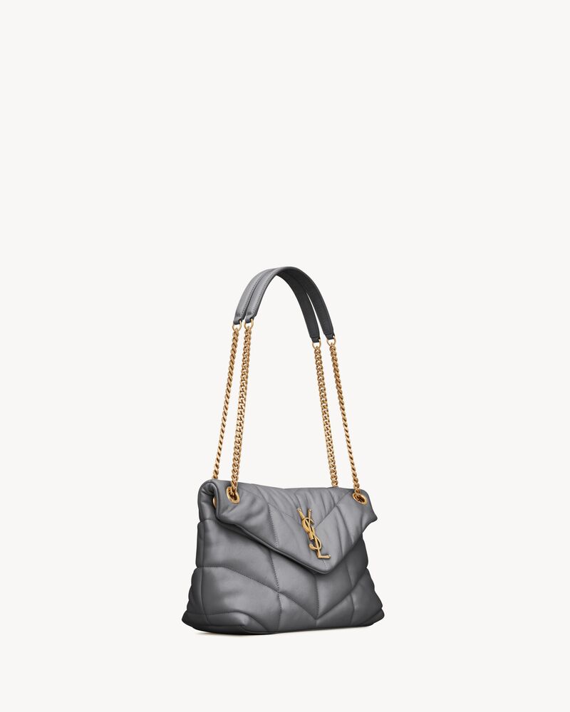 SAINT LAURENT Puffer small quilted leather shoulder bag