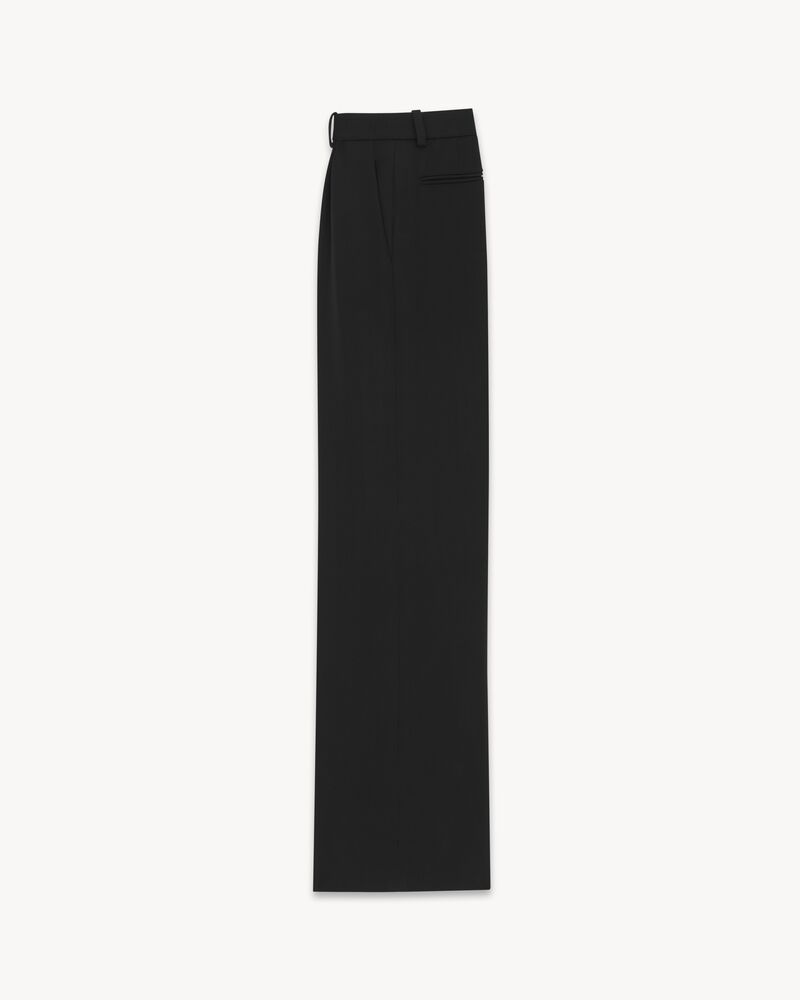 SAINT LAURENT Wool-blend flared pants