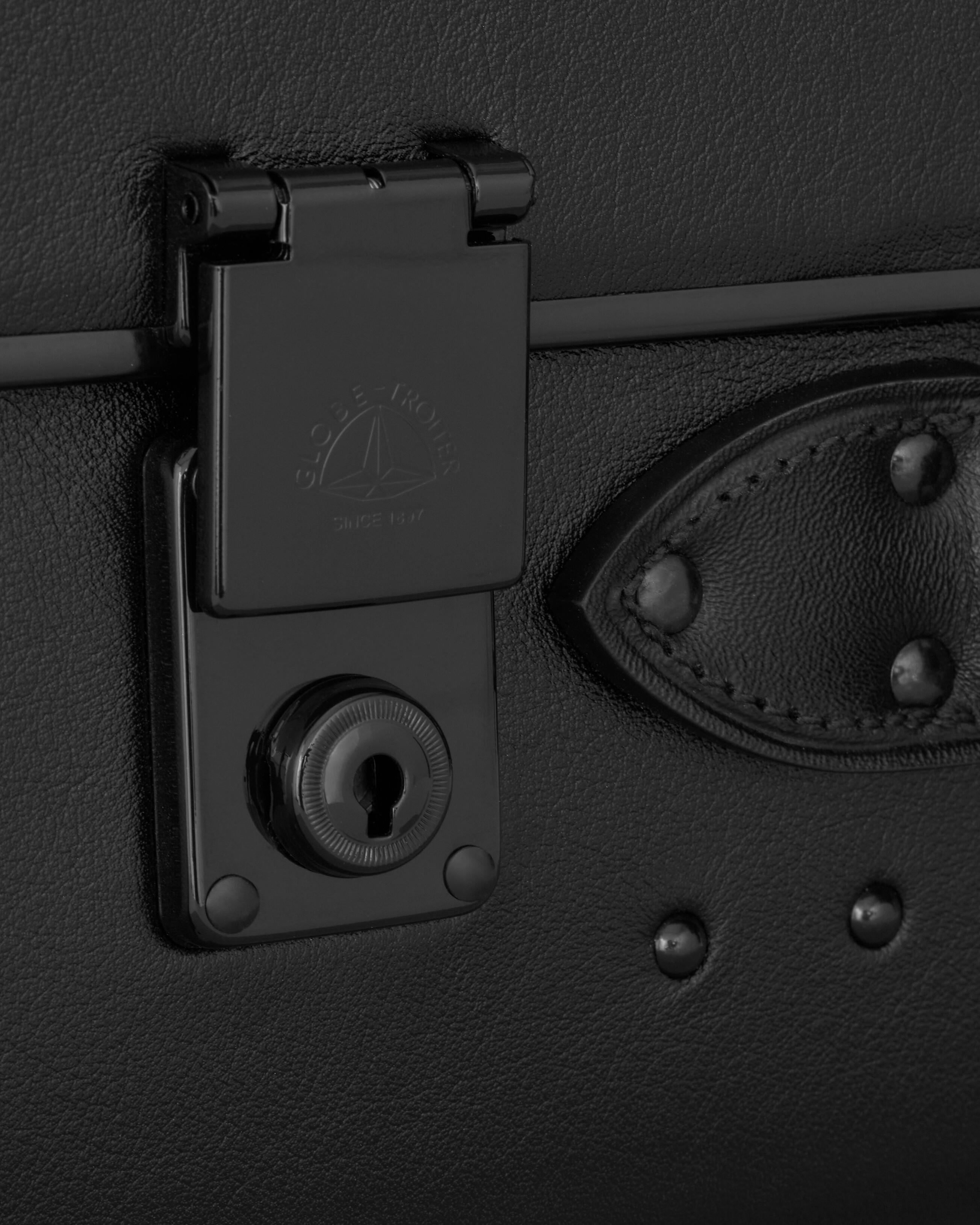 GLOBE-TROTTER SUITCASE IN LEATHER