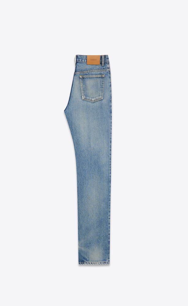 straight jeans in benjamin blue denim