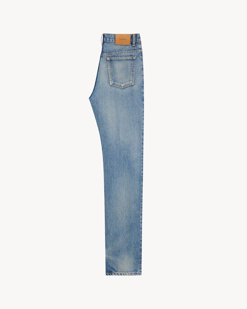 Straight Jeans in Benjamin Blue Denim