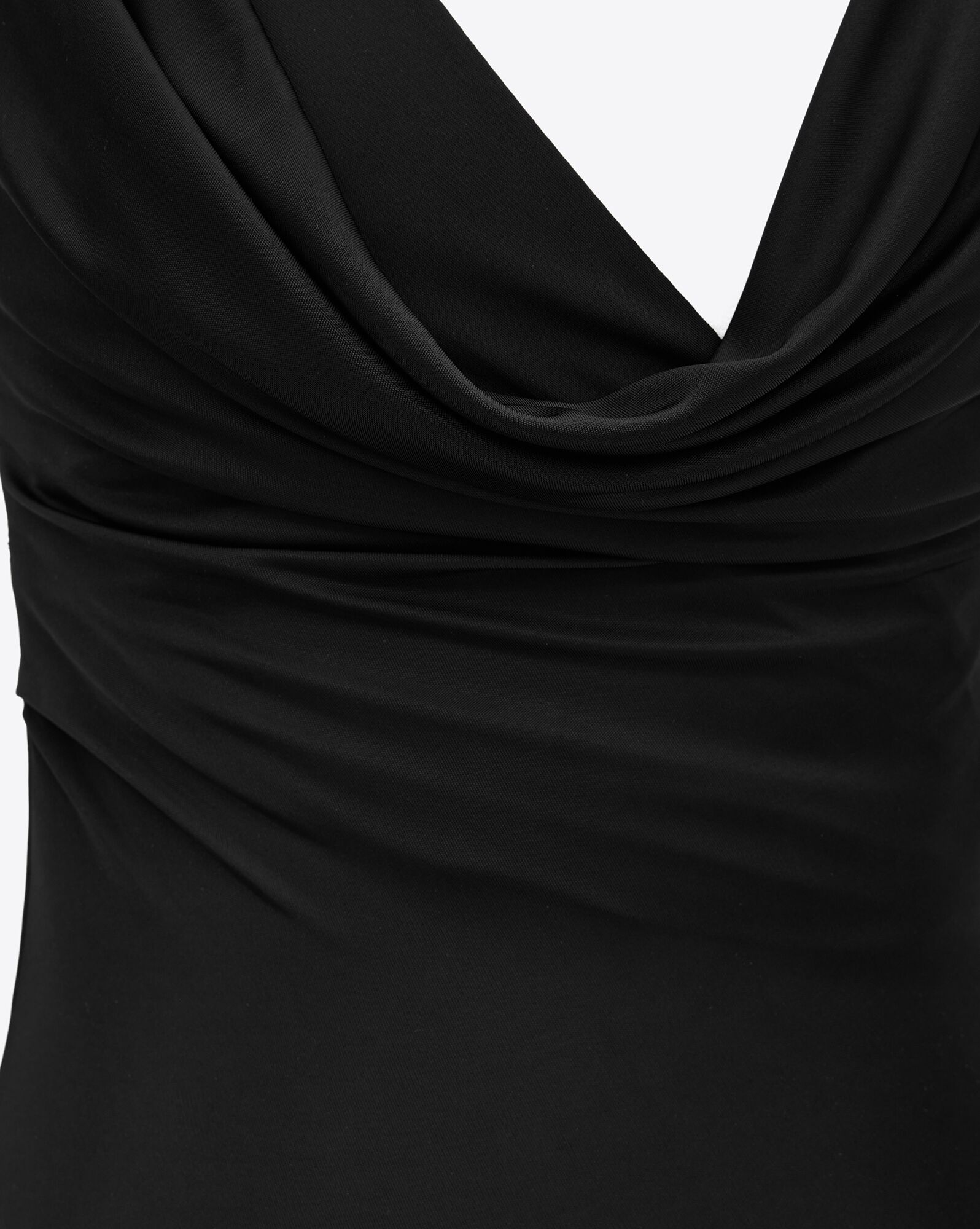 cowlneck dress in knit