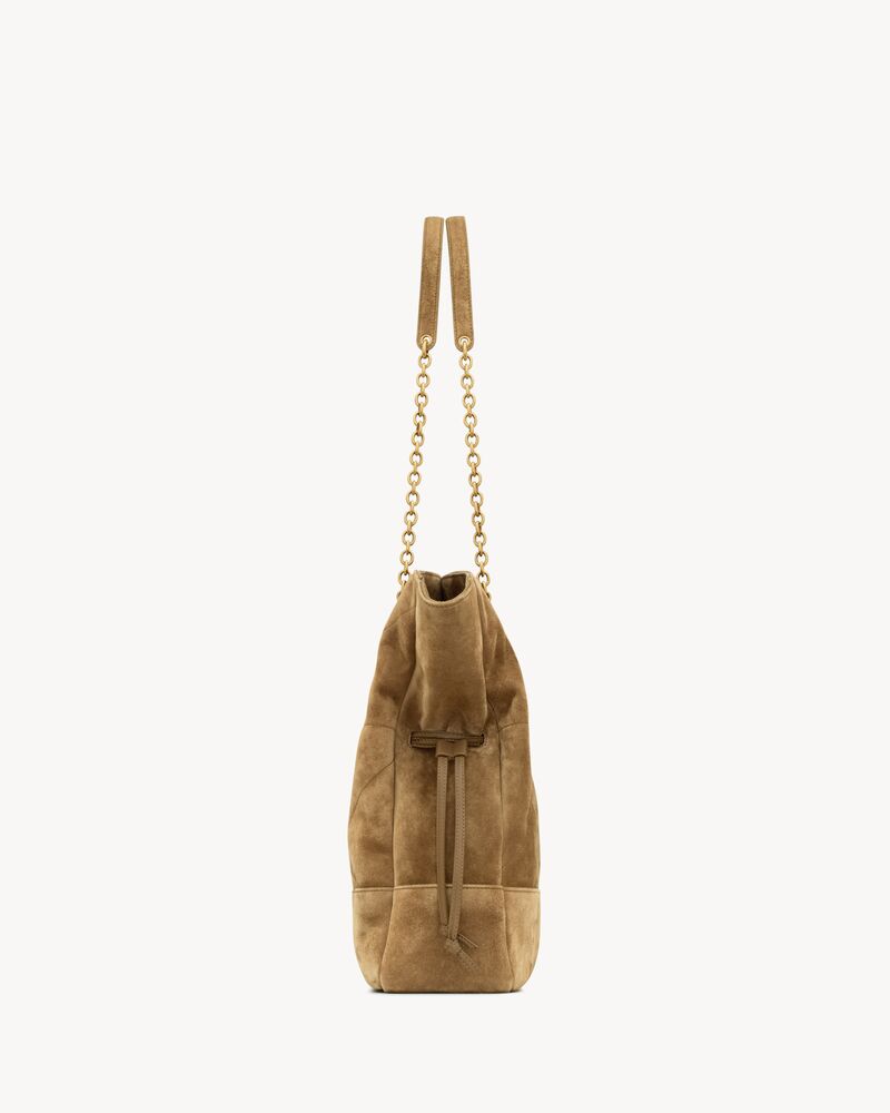 JAMIE shopping bag in suede