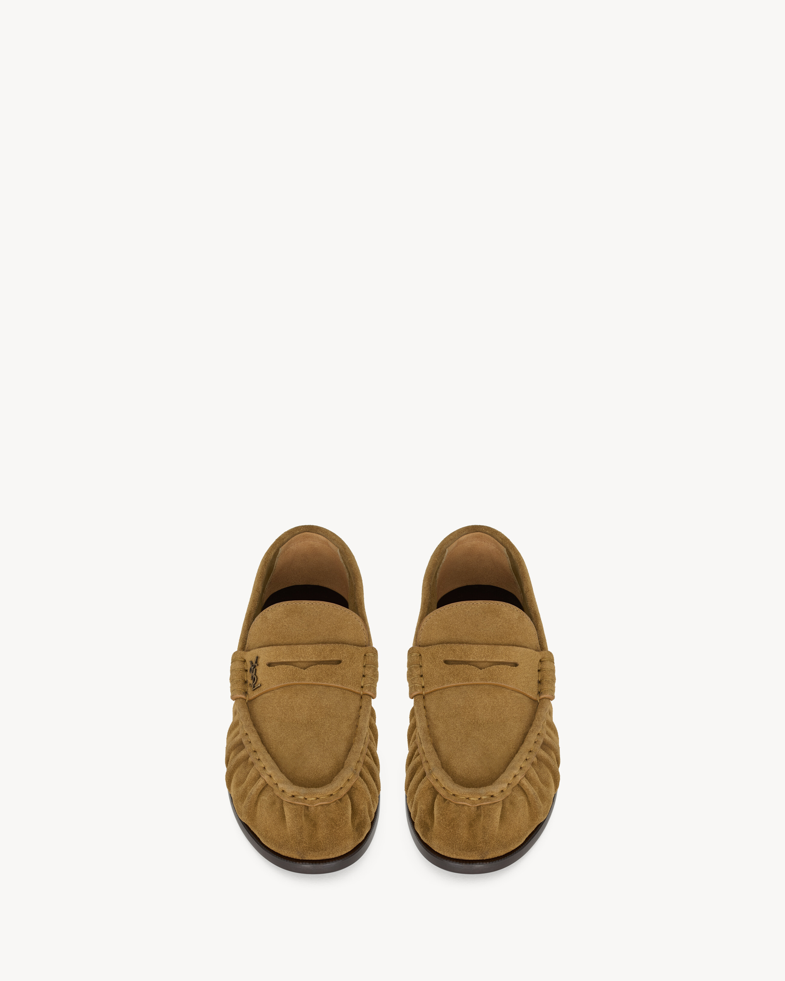 LE LOAFER supple mocassins en suède