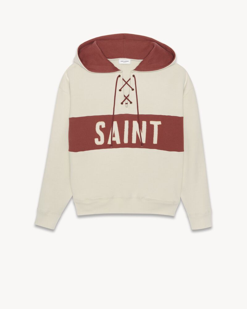 Saint Laurent laced hoodie | Saint 