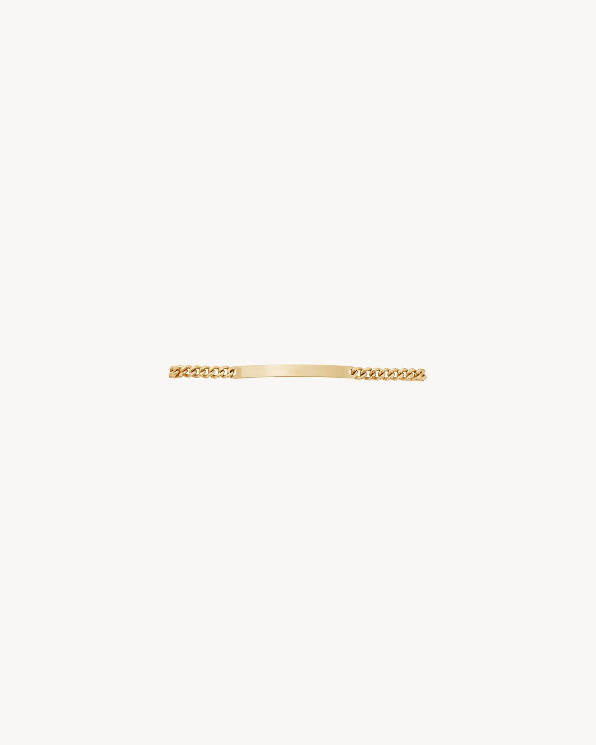 ID bracelet in 18K yellow gold