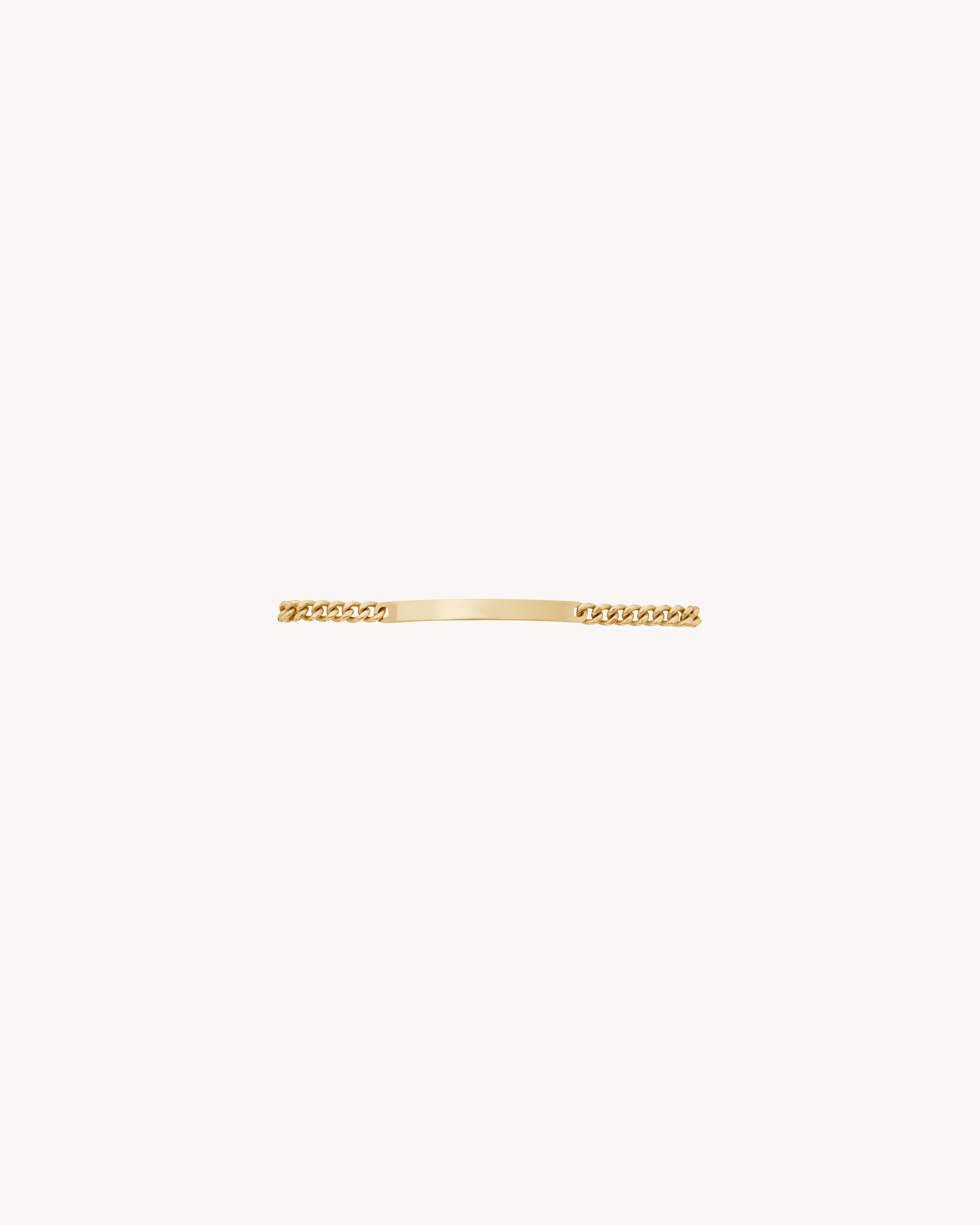 ID Armband aus 18 K Gelbgold