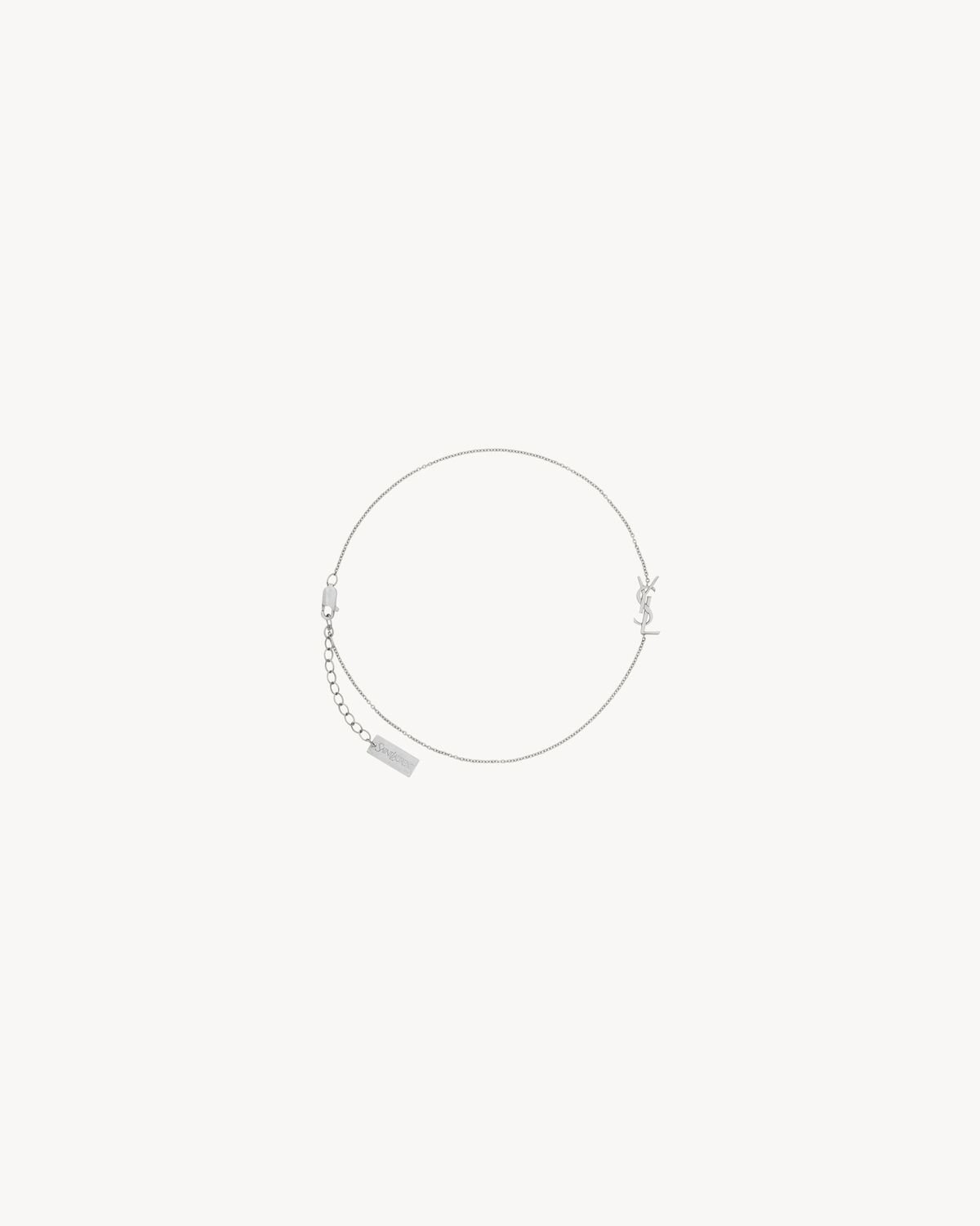 CASSANDRE bracelet de cheville en or gris 18 K