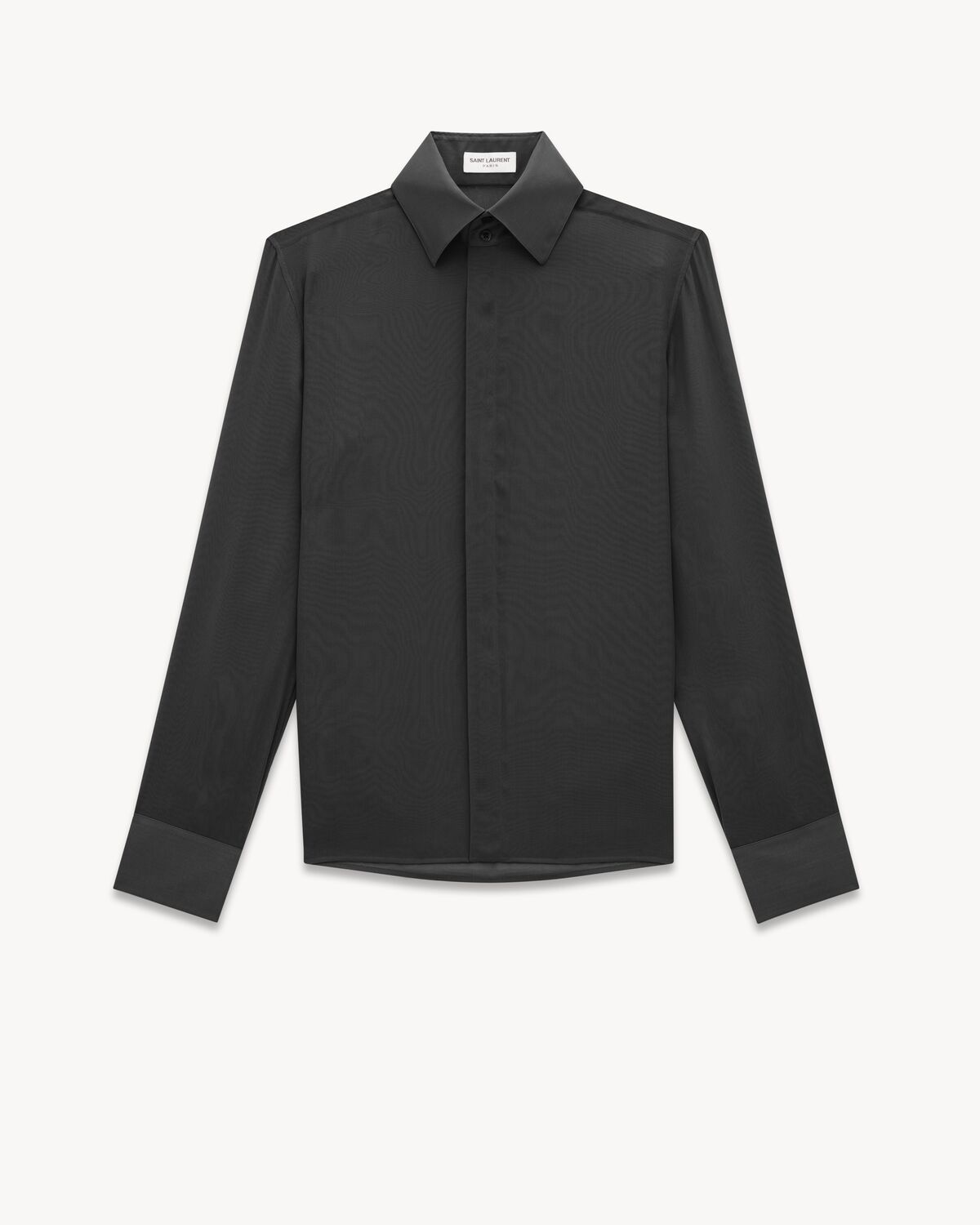 Shirt in silk crepe muslin Saint Laurent YSL AU