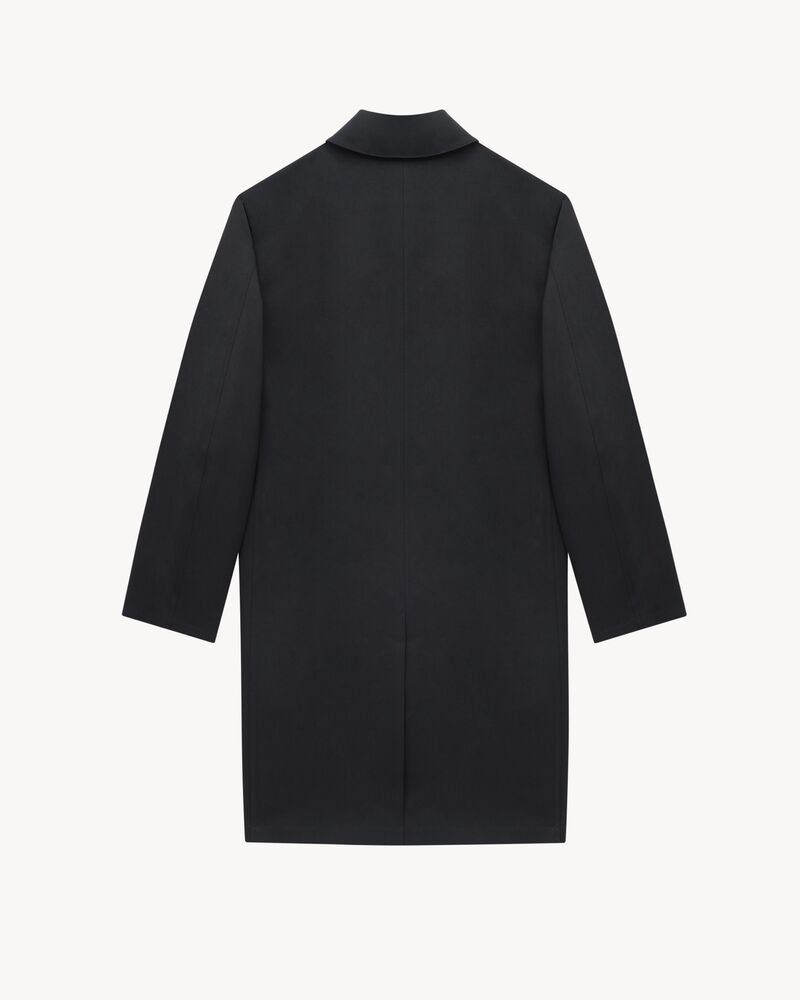 Coat in water-repellant canvas