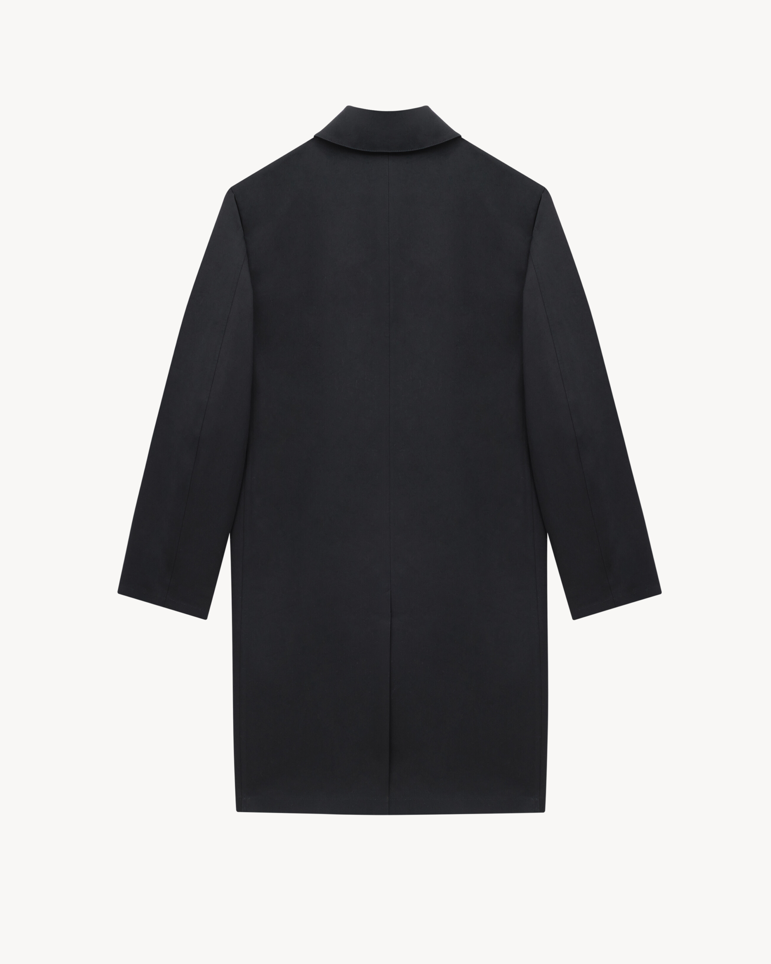 Coat in water-repellant canvas