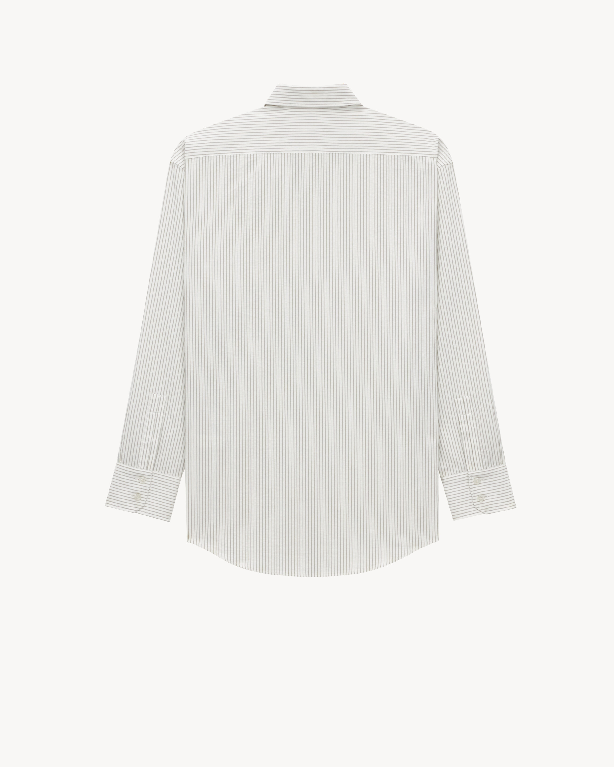 CASSANDRE shirt in striped cotton poplin