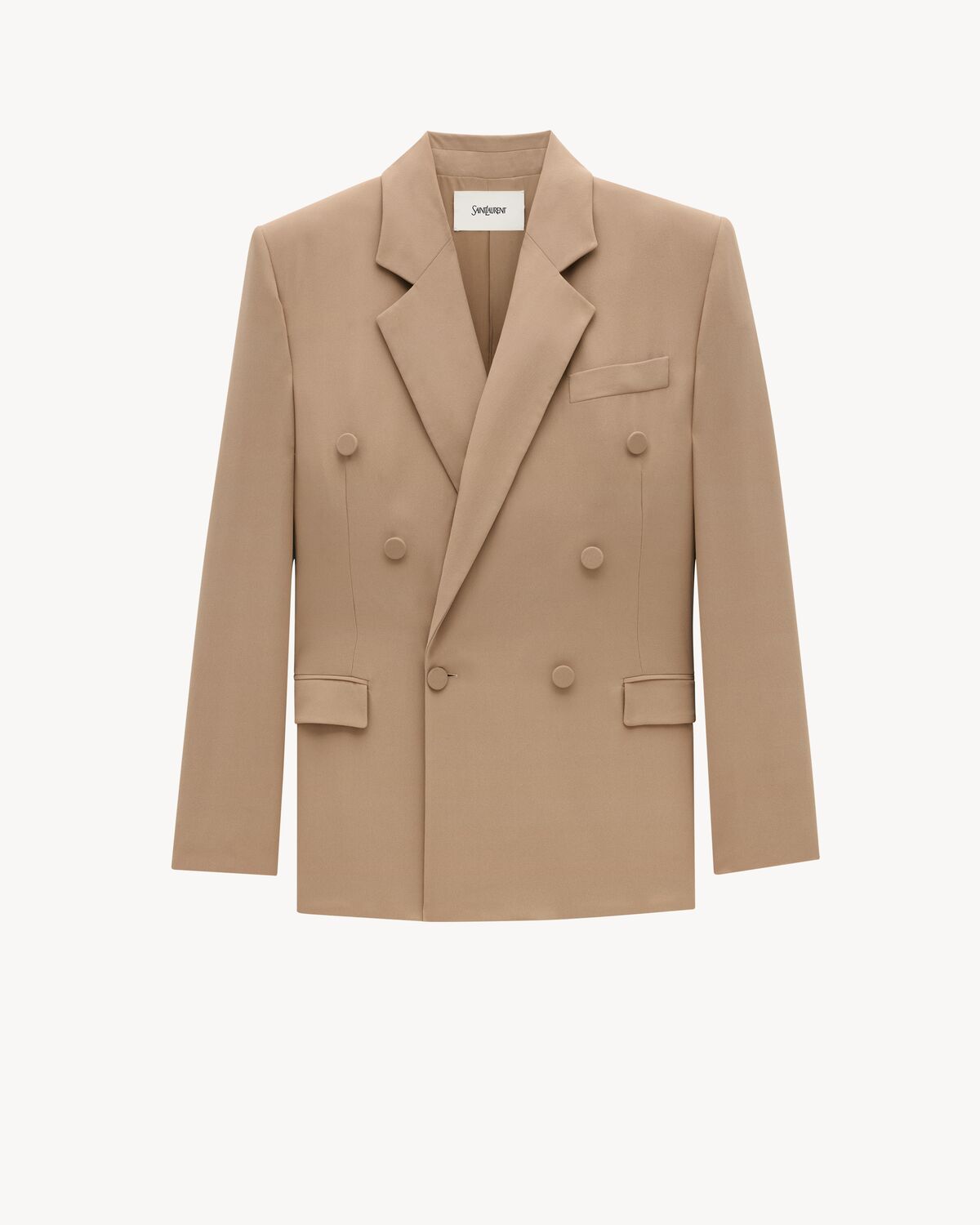 Jacket In Silk Crepe Saint Laurent YSL jacket-in-silk-crepe-saint-laurent-ysl