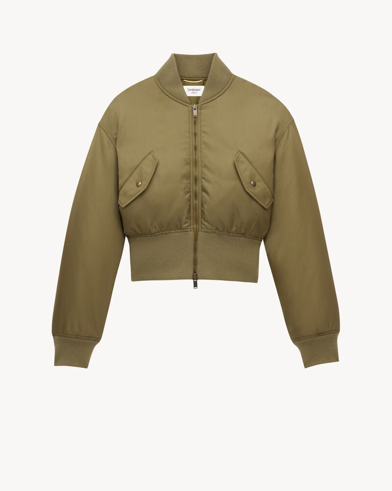 bomber jacket in nylon