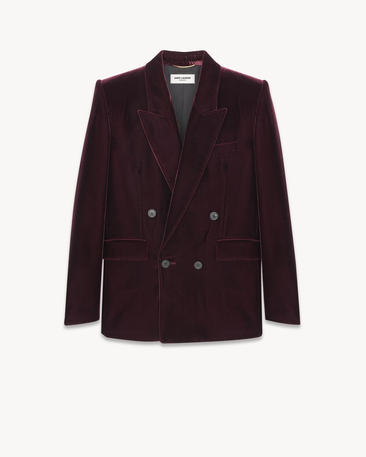 Veste En Velours Saint Laurent