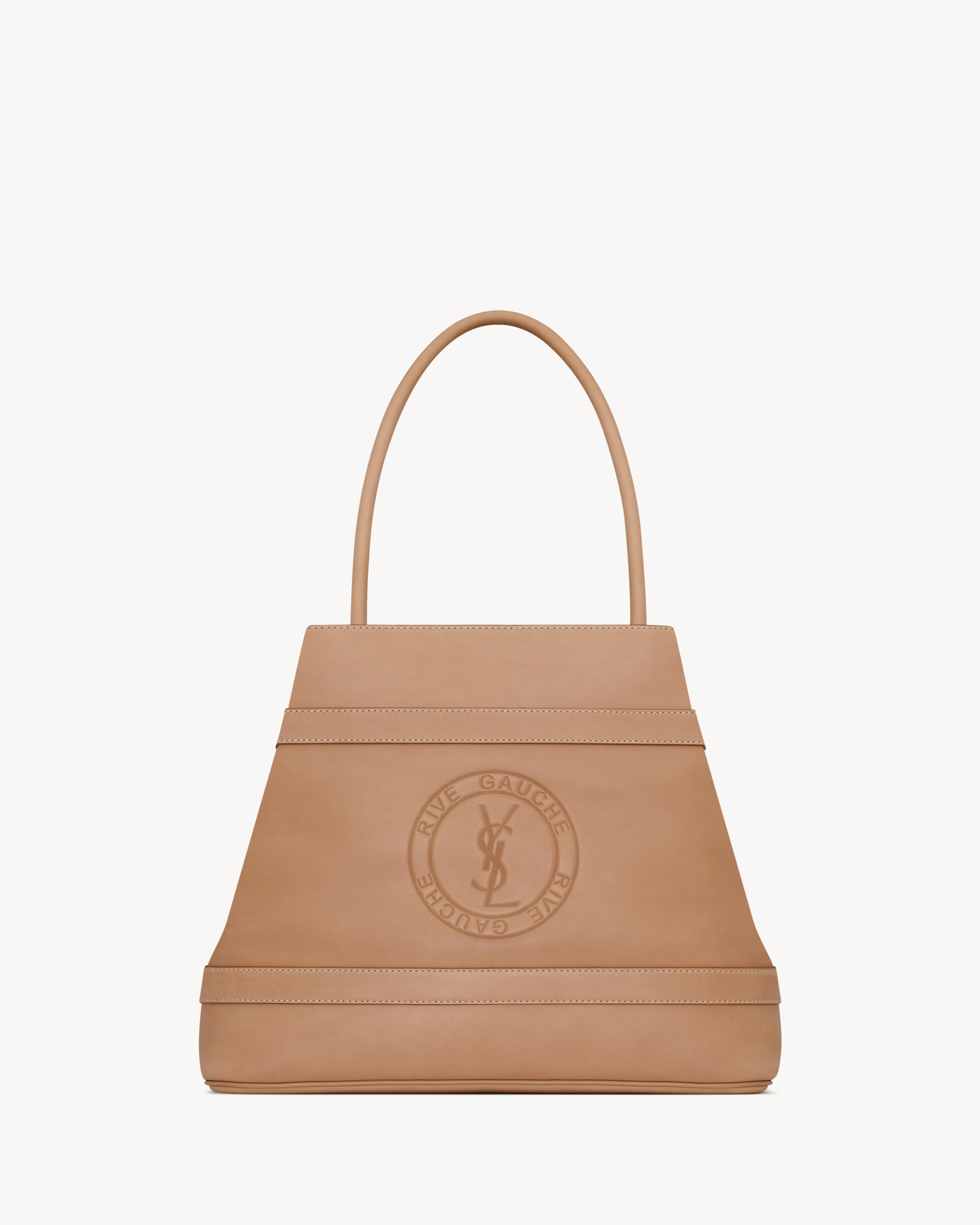 RIVE GAUCHE tote bag in vegetable-tanned leather