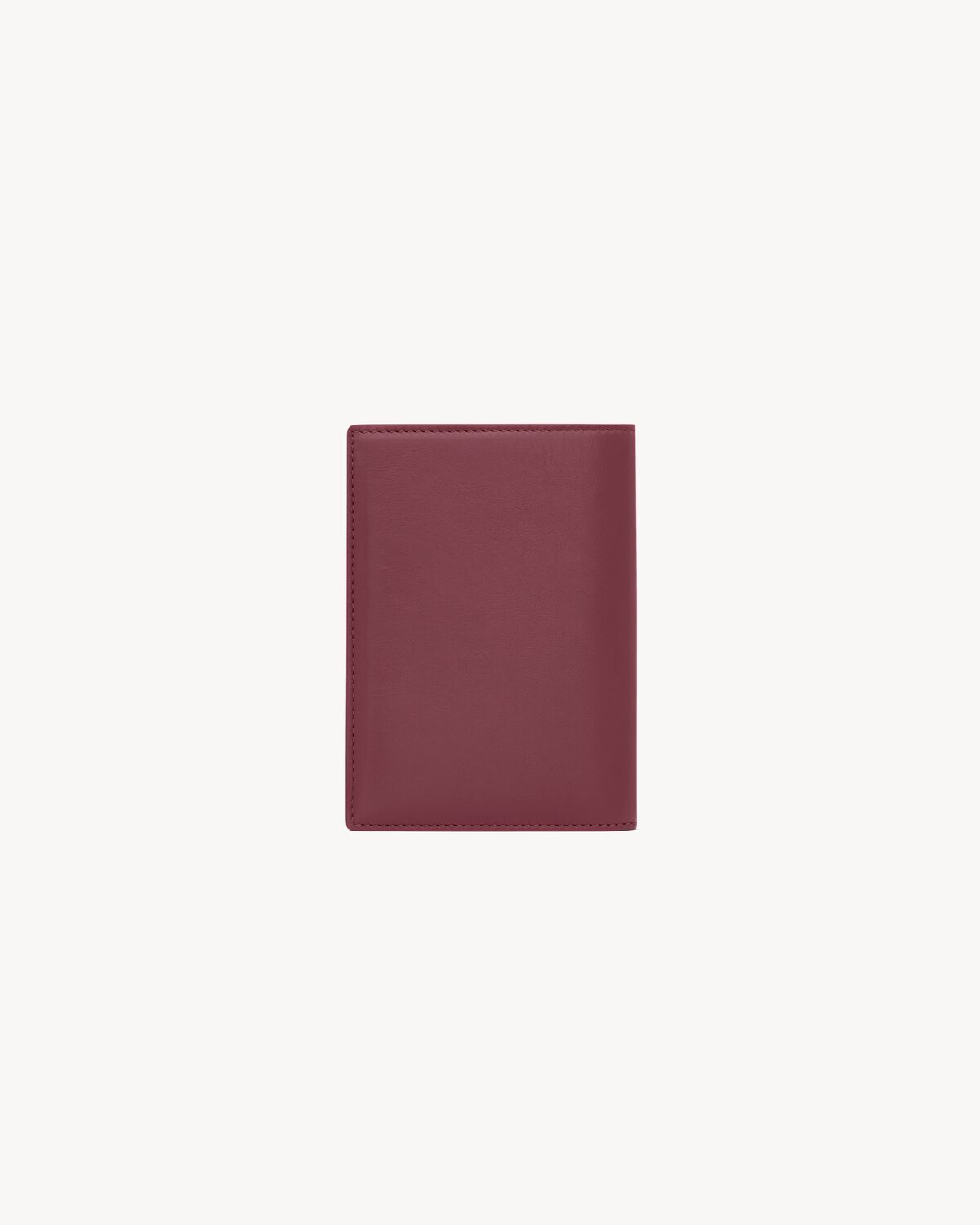 saint laurent paris passport case in shiny leather