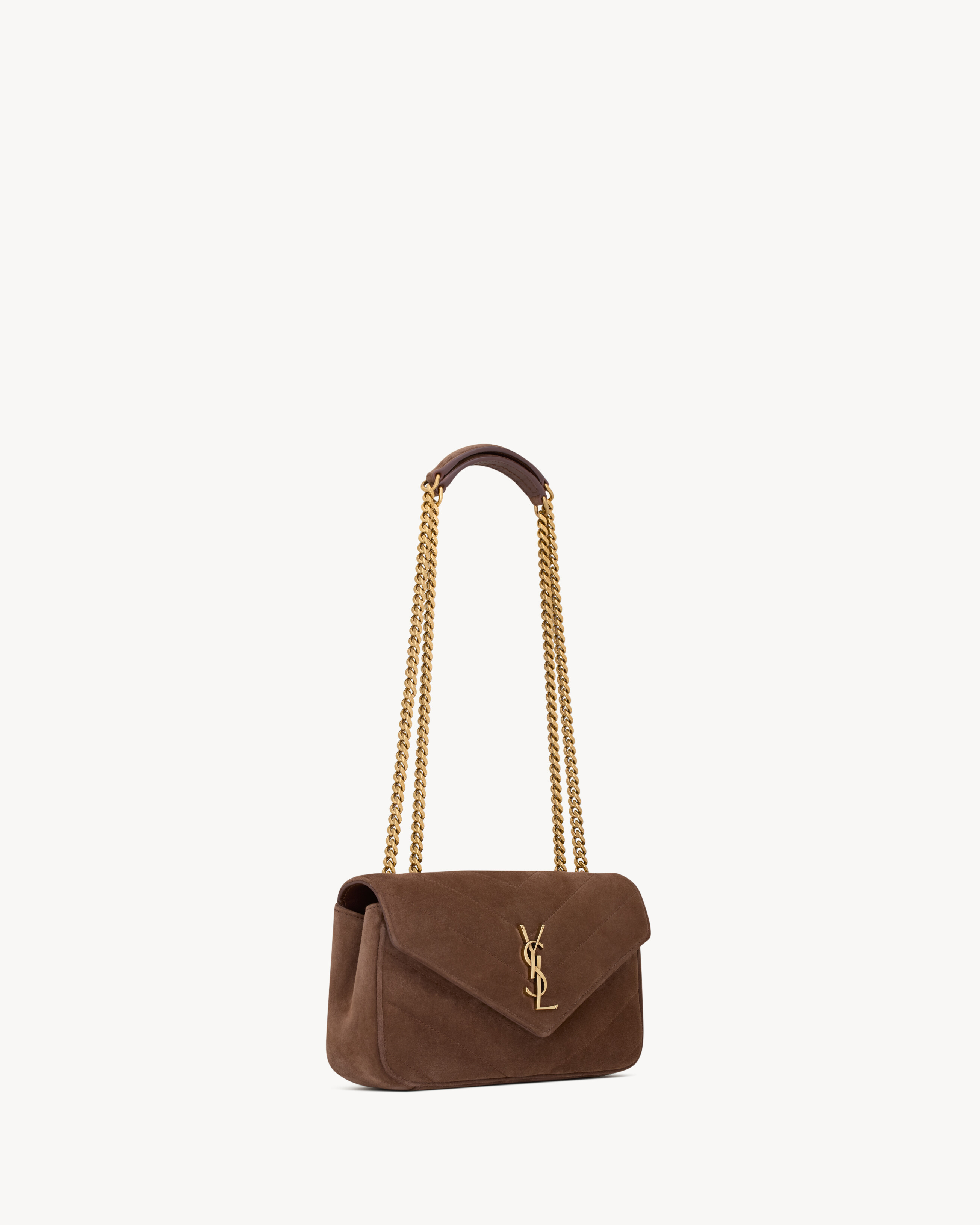 LOULOU small in MATELASSÉ suede