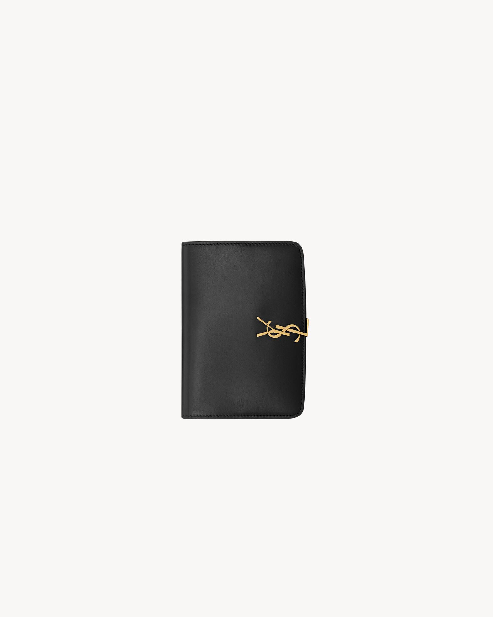 VOLTAIRE passport case in BOX SAINT LAURENT — 8218850SX0W1000