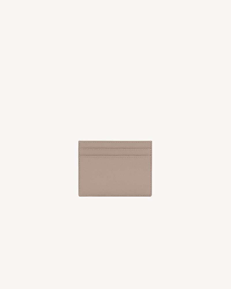 TINY CASSANDRE CARD CASE IN GRAINED LEATHER