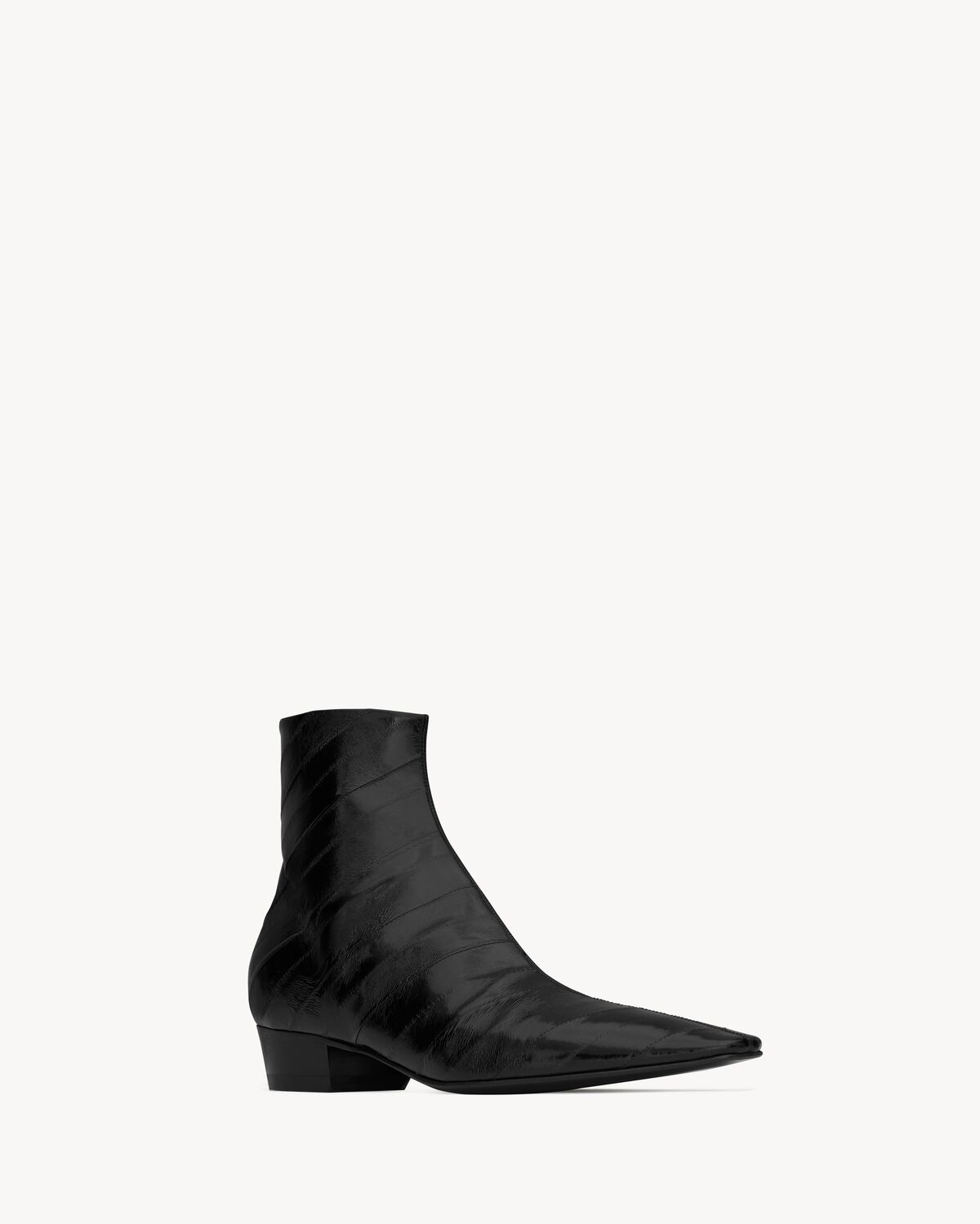 PAOLO boots en cuir d'anguille