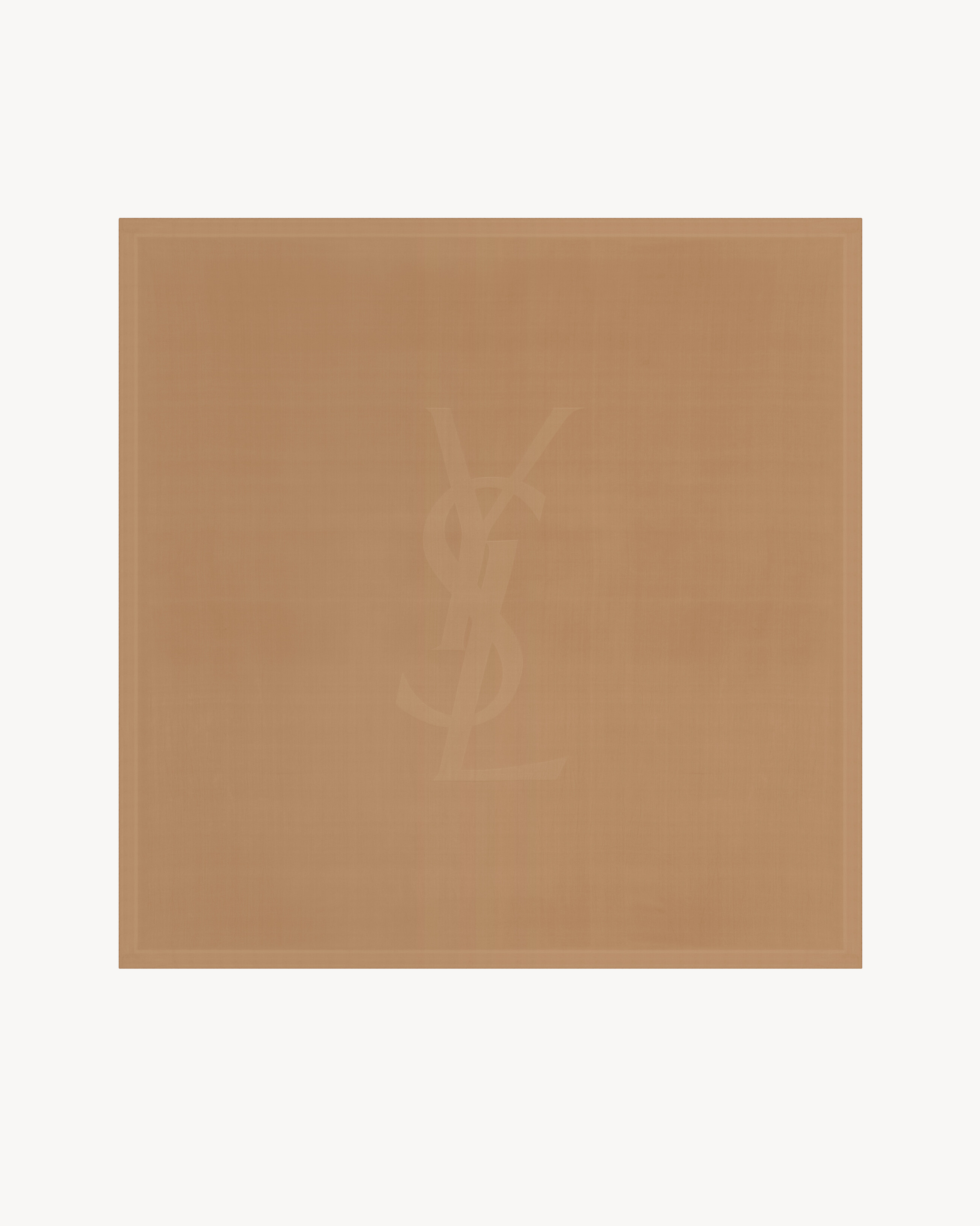 CASSANDRE square scarf in silk charmeuse