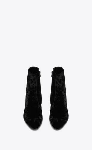 vassili zipped boots in velvet