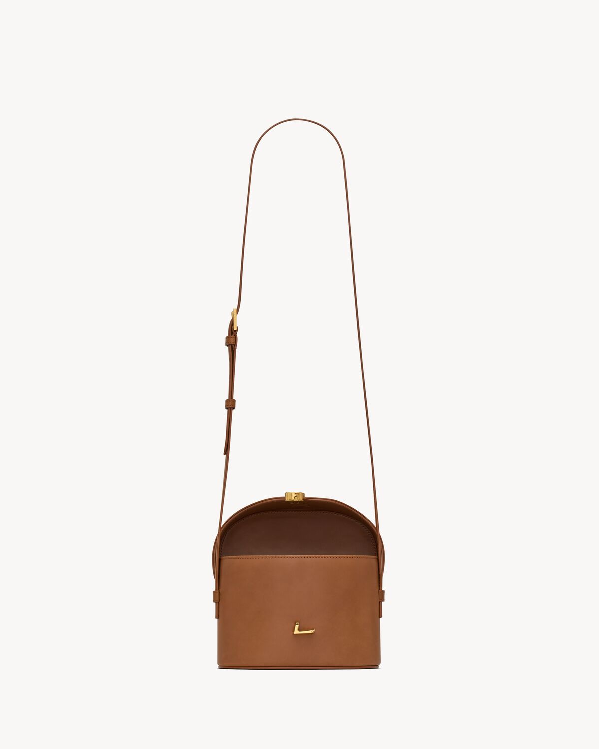 Bolso box June de piel lisa