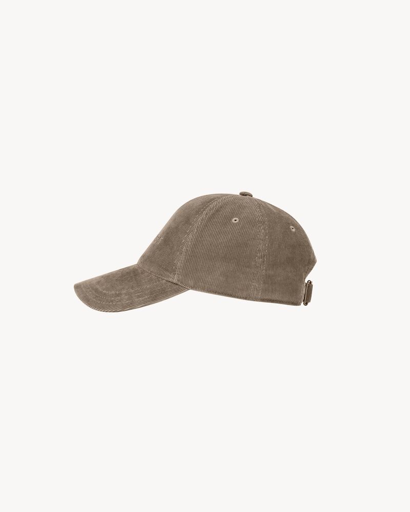 SAINT LAURENT cap in corduroy