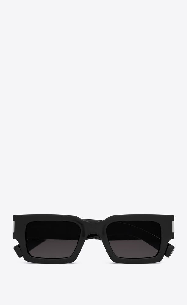 New flat metal round sunglasses Saint Laurent SL250 col. 007 silver mirror, Occhiali