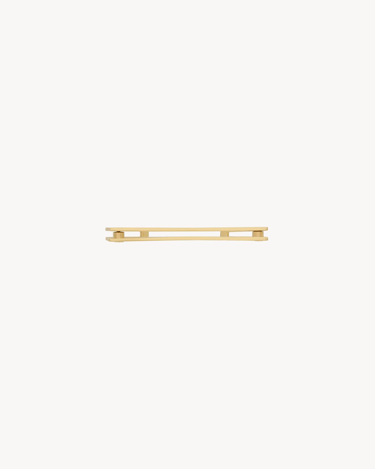 geometric bracelet in metal
