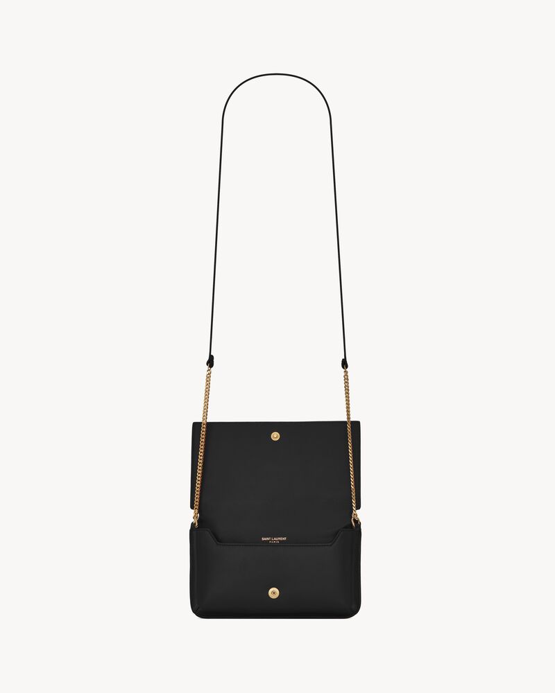 Cassandre Phone Holder With Strap In Smooth Leather | Saint Laurent | Ysl .Com