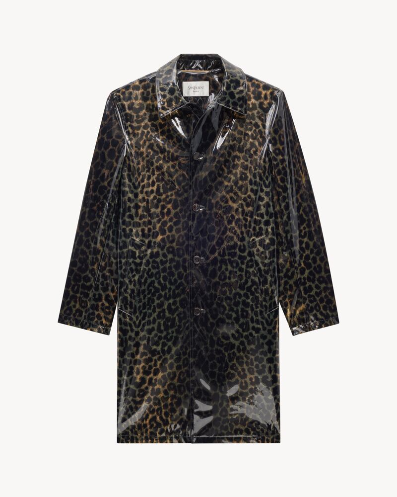 mac coat in leopard polyurethane