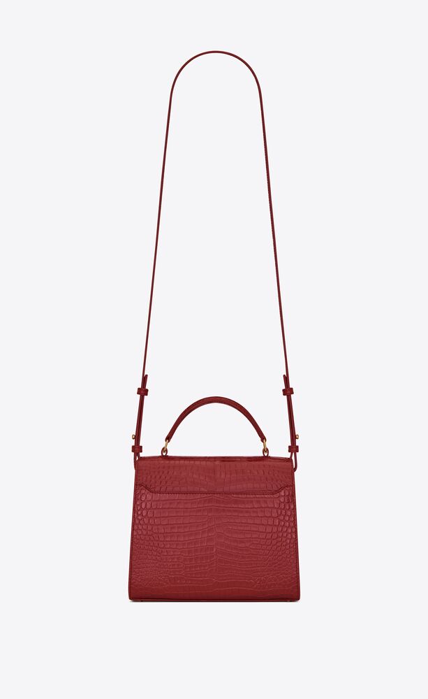 ysl cassandra bolsa croc