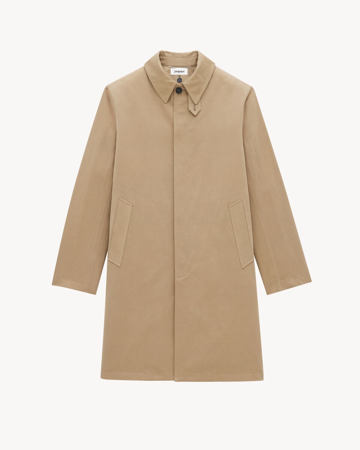 coat in cotton gabardine