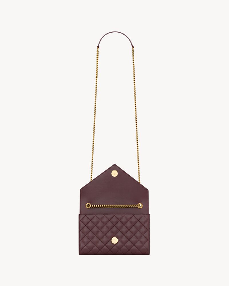 ENVELOPE small in grain de poudre leather