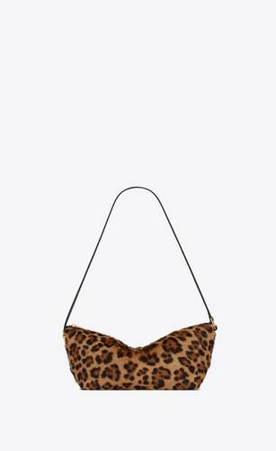 tuc crossbody bag in leopard-print pony-effect leather