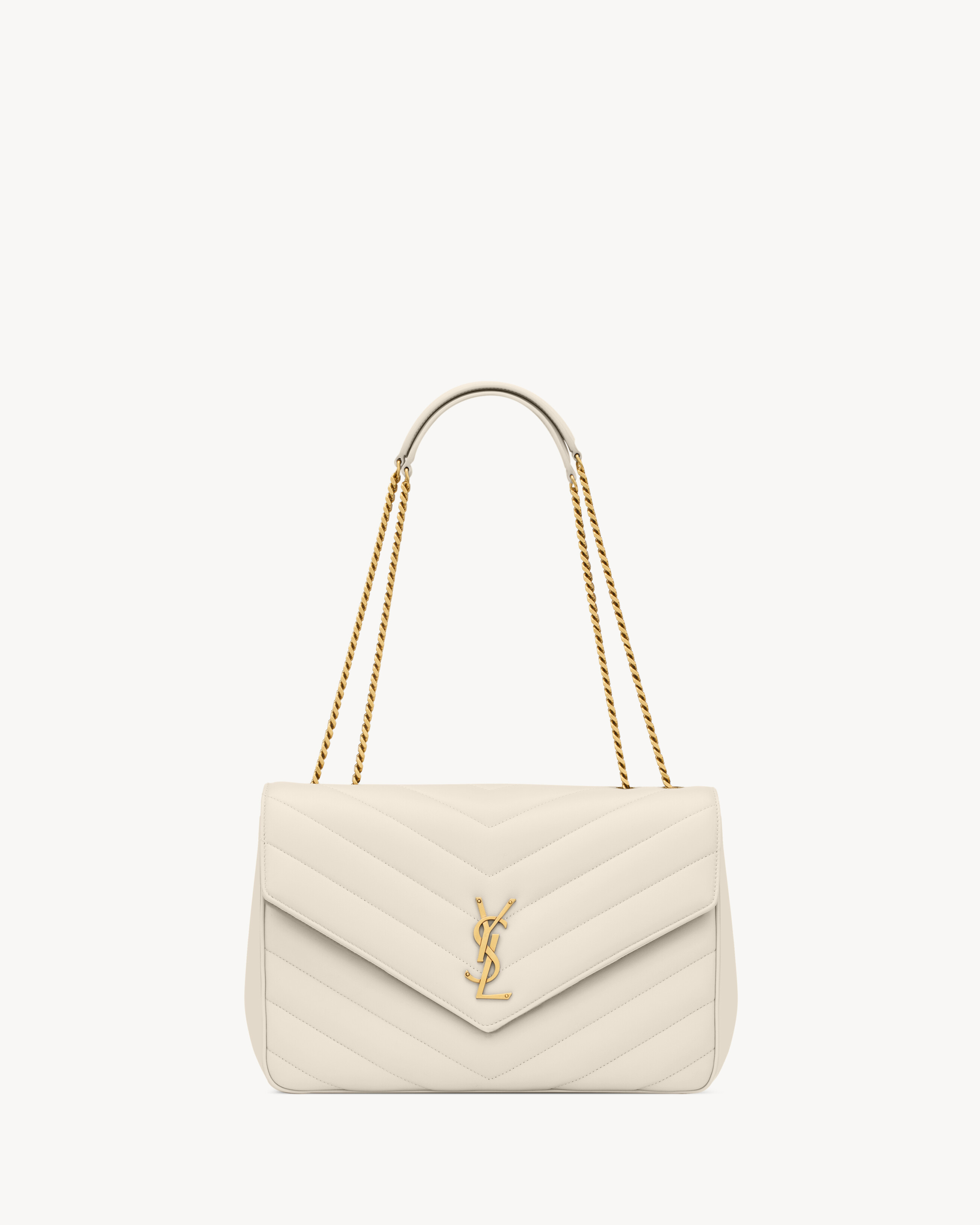 LOULOU large in MATELASSÉ lambskin