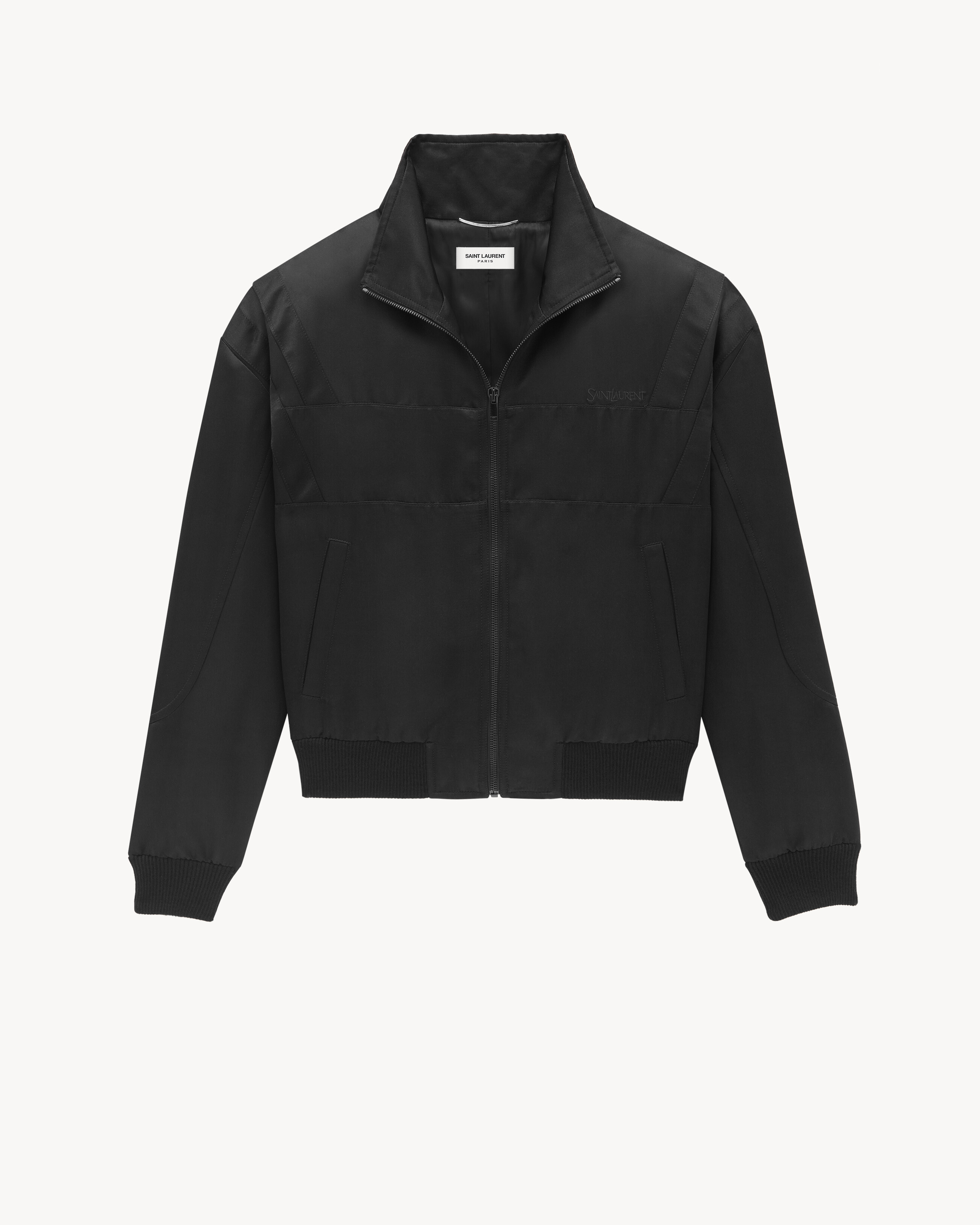 Saint Laurent blouson in Satin