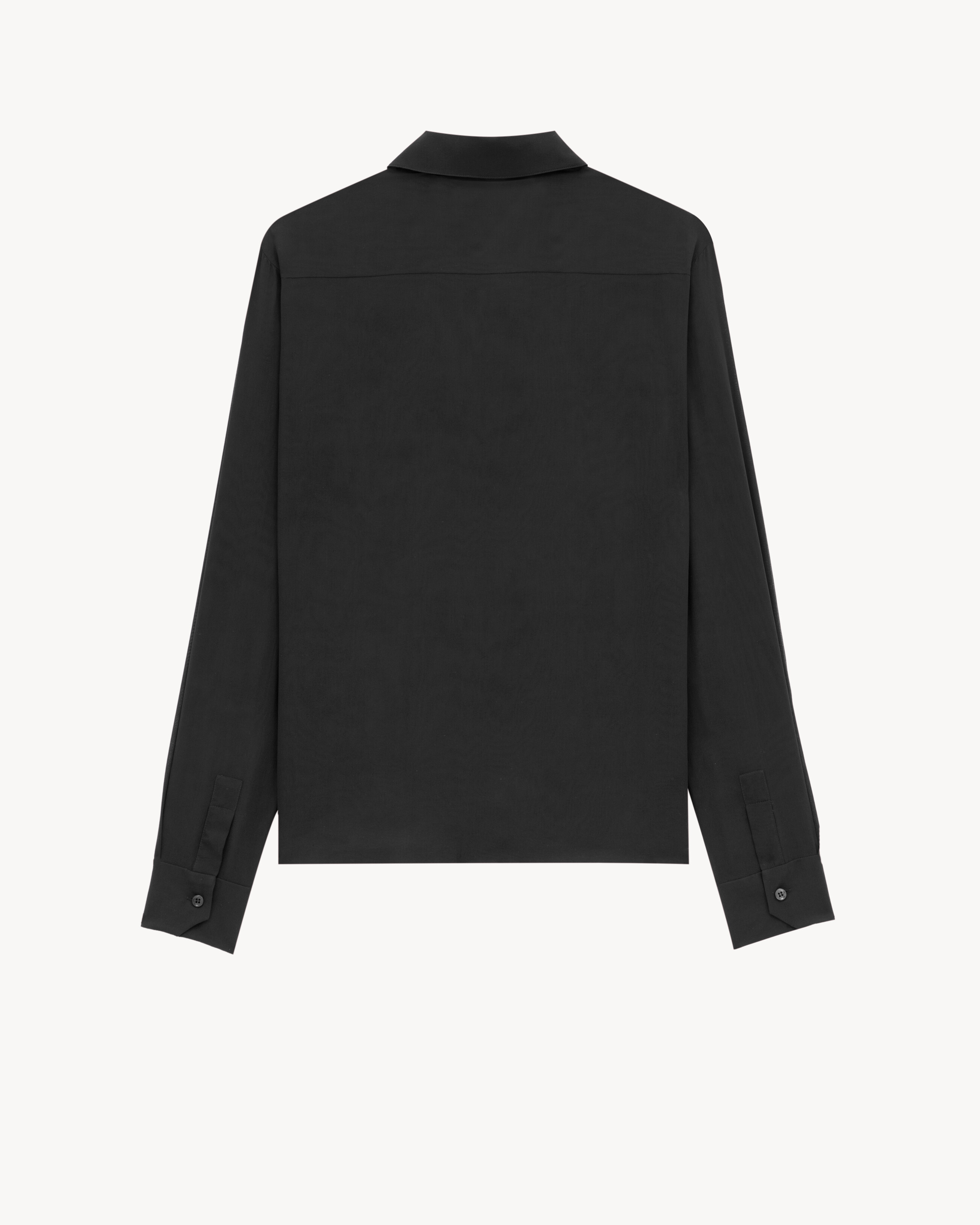 shirt in silk crepe muslin