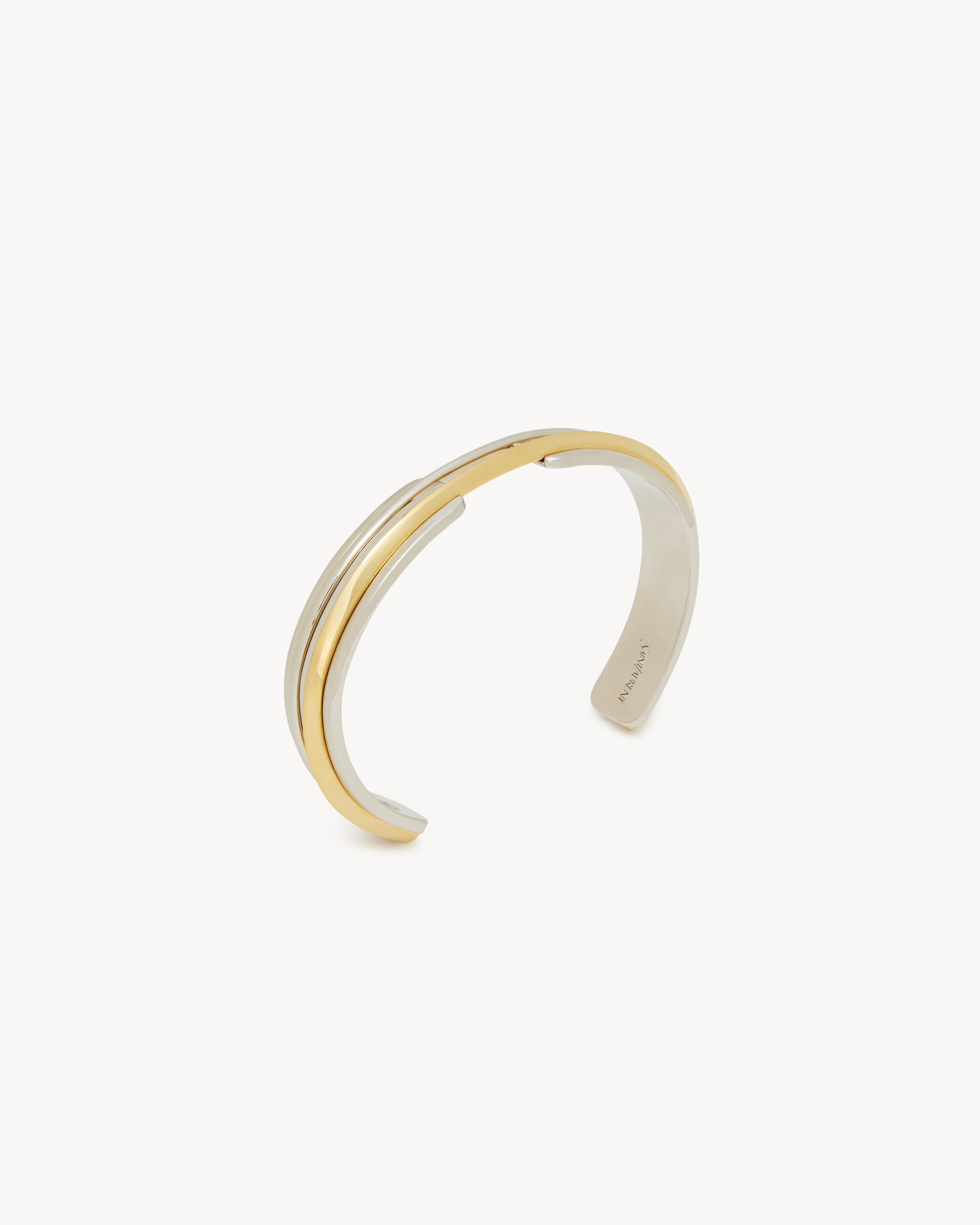 double-bridge cuff in metal