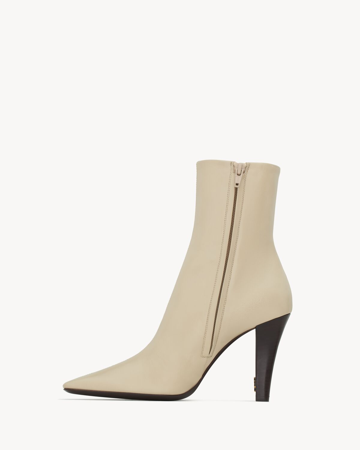 jill booties in smooth leather