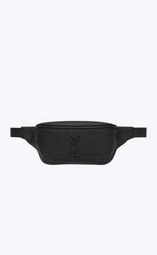 classic monogram belt bag in crocodile-embossed leather