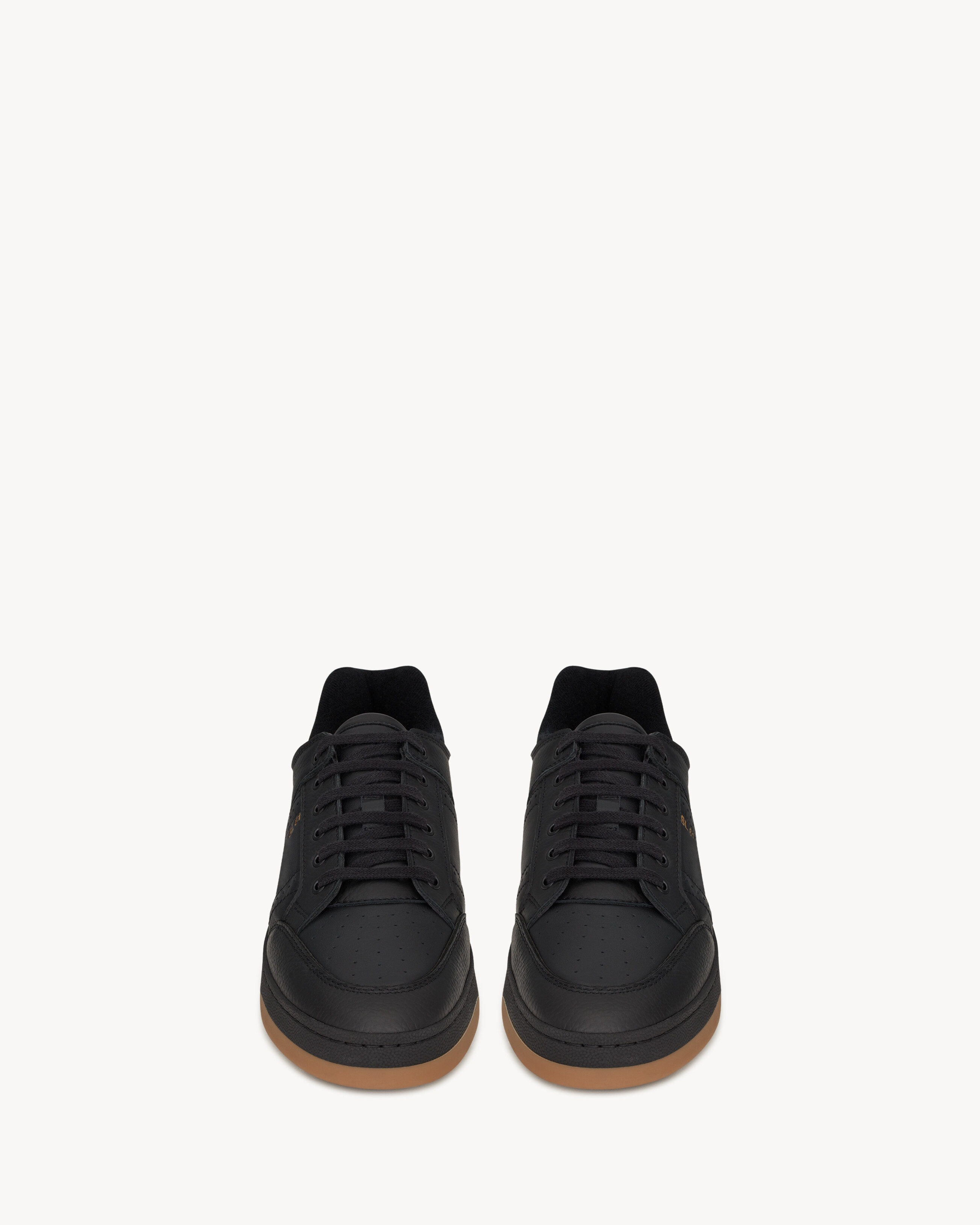 SL/61 low-top sneakers in smooth and grained leather