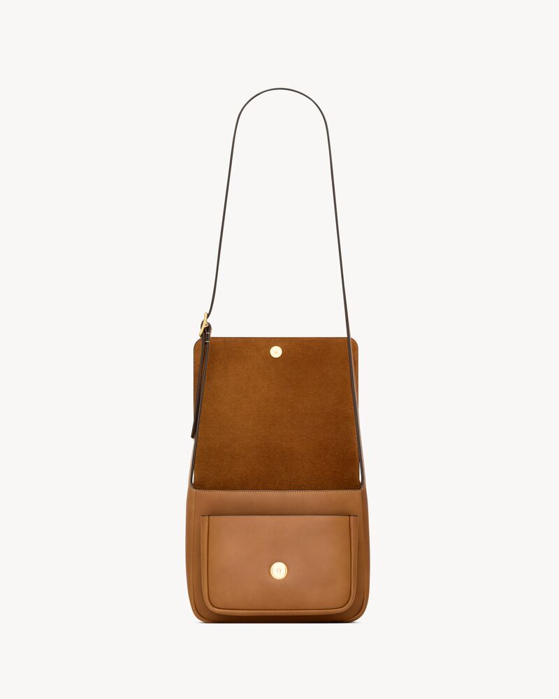 Bolso besace Niki de piel