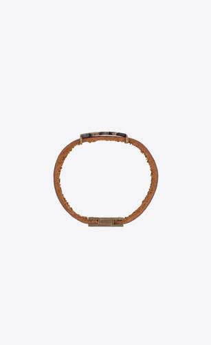cassandre bracelet in leather