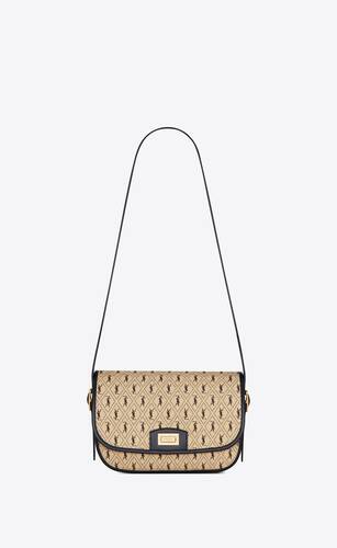 bolso cruzado monograma medium all-over de lona